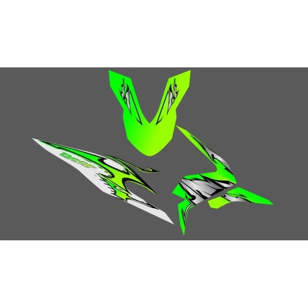 STRIPING STICKER TRANSPARAN BEAT DELUXE VIETNAM STYLE TERBARU