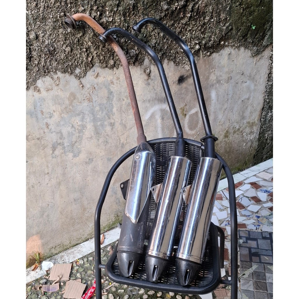 Knalpot ori satria fu FL barong ckd original copotan