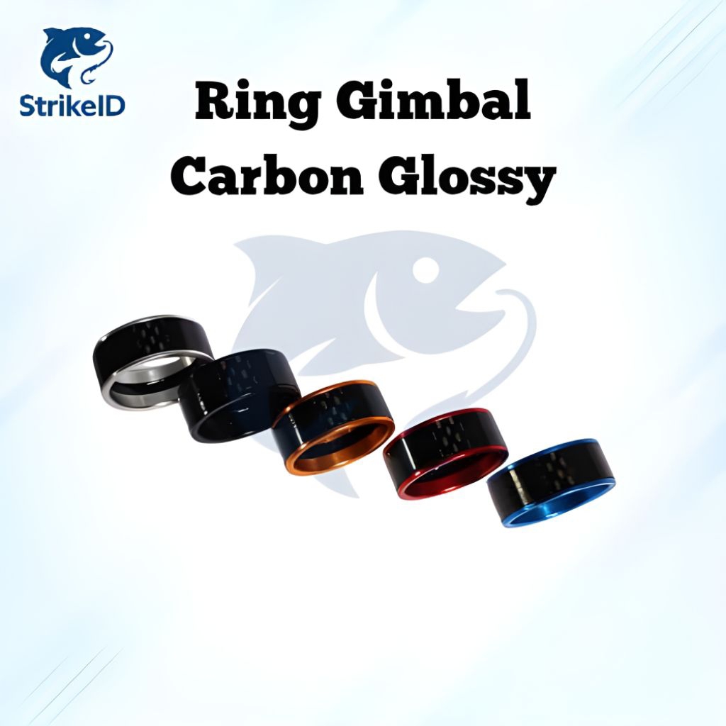Ring Gimbal Carbon Custom Joran Pancing Aksesoris Variasi Gagang DIY Rod Builder