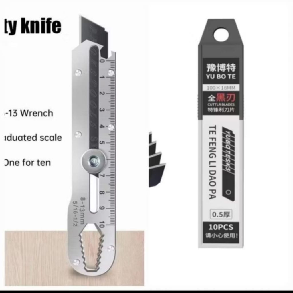 

Cutter Seteinlis Refil Tajam Baja 1 Paket + Isi Cutter Hemat