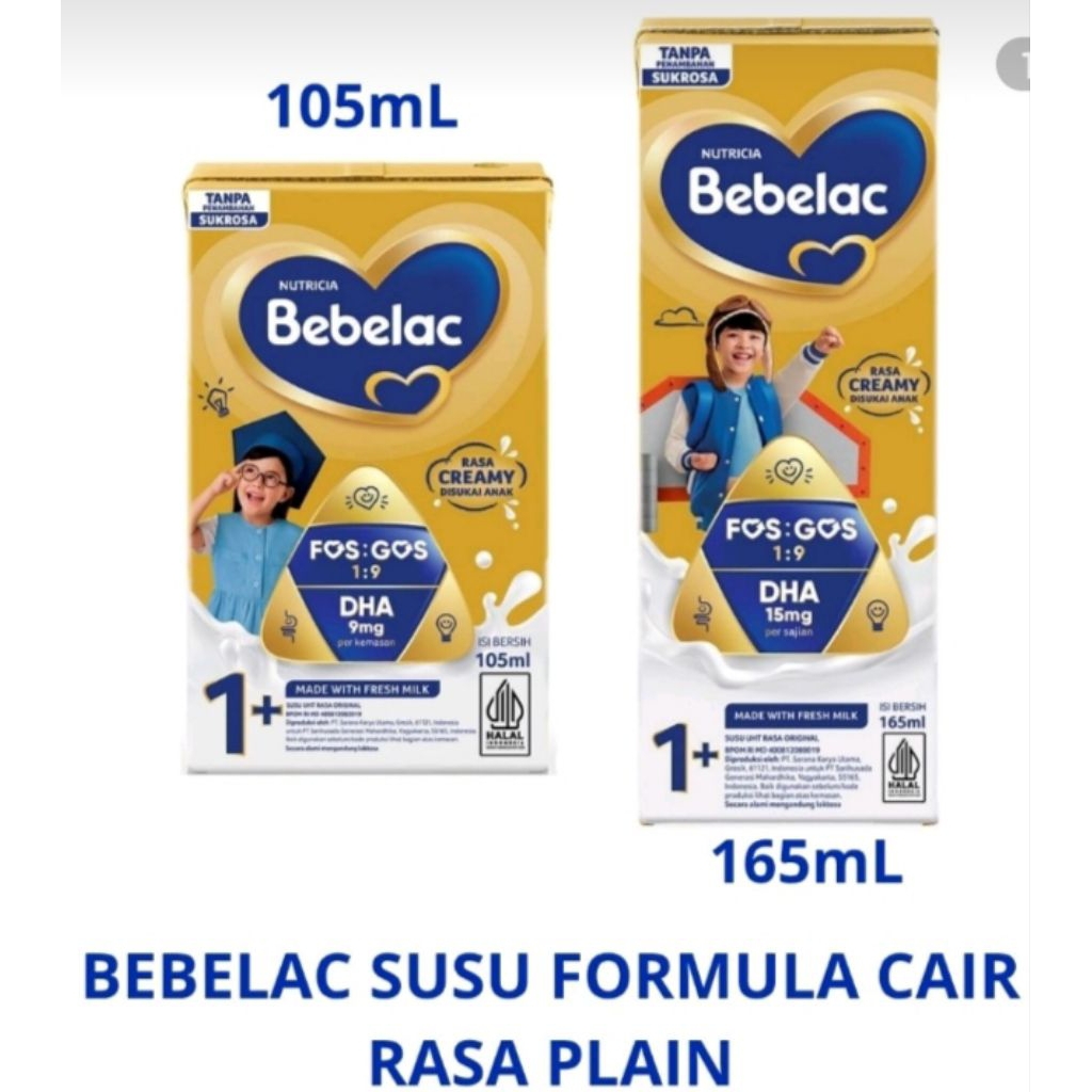 

BEBELAC SUSU UHT KEMASAN 105GR / 165GR SUSU TINGGI SERAT
