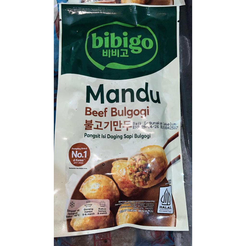 

CJ Foods Bibigo Mandu DAGING SAPI BULGOGI 80gr / Pangsit Korea