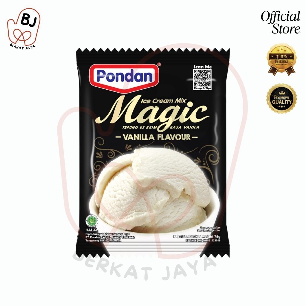 

Pondan Hard Vanla, Coklat, Stroberry 75g
