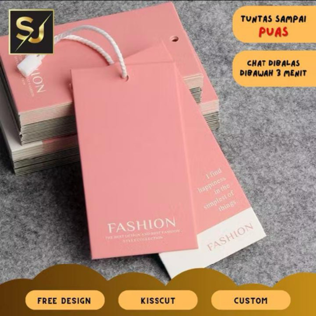 

hang tag Bentuk Persegi Free Desain Template Label