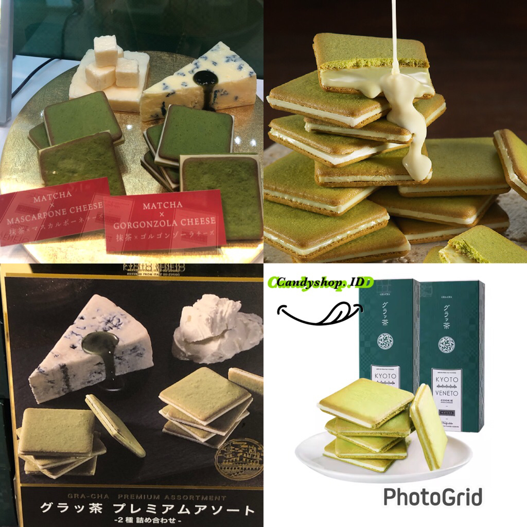 

KYOTO VENETO Matcha Cookies Langue de Chat Original Japan