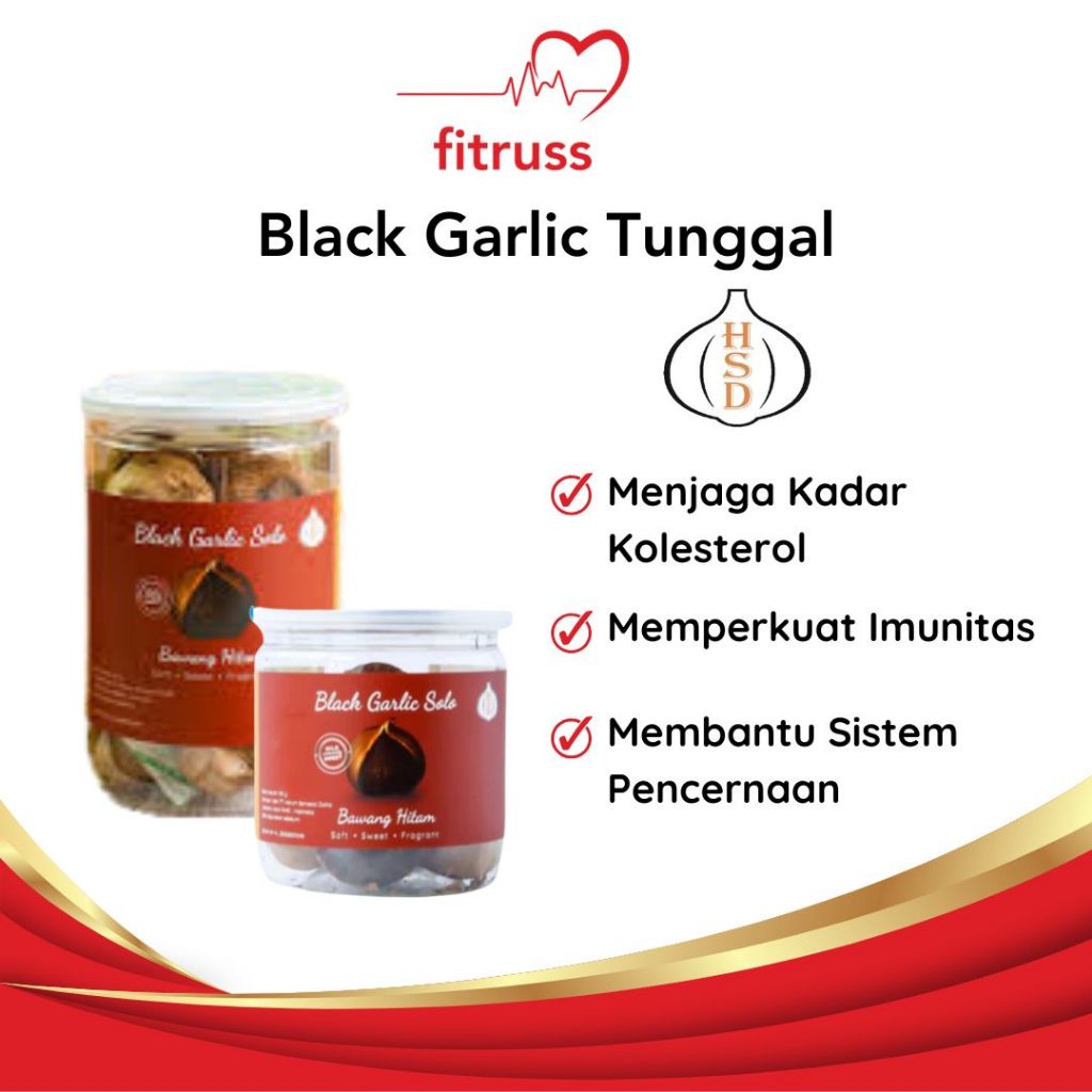 

HSD Black Garlic Bawang Putih Tunggal Hitam Herbal