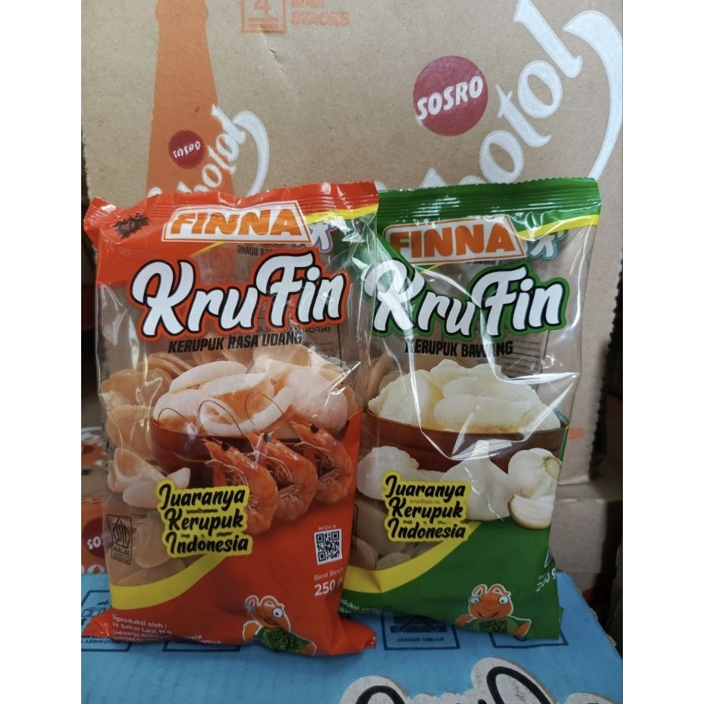 

Krufin 250gr / KERUPUK IKAN / KERUPUK UDANG
