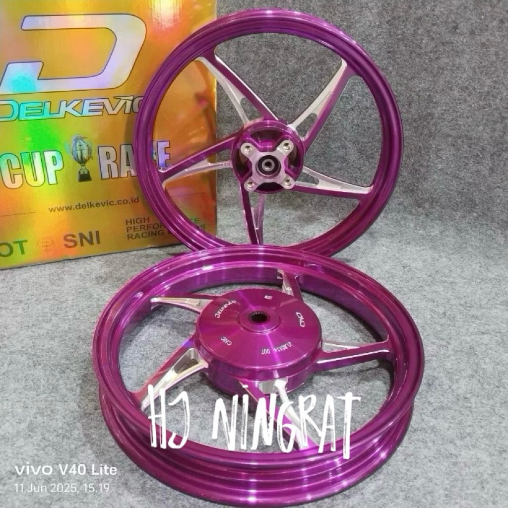 Velg Delkevic K-5R Kzr DND Mio lama M3 Vario125 beat scoopy UK 160/185-14 Original VELG DELKEVIC K5R