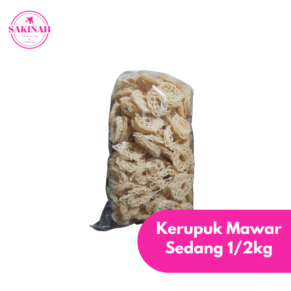 

Aneka Kerupuk Mentah Seblak Lehi/Mawar Sedang/Bawang/Bawang Pedas/Bibir/Unyil | 1/2kg