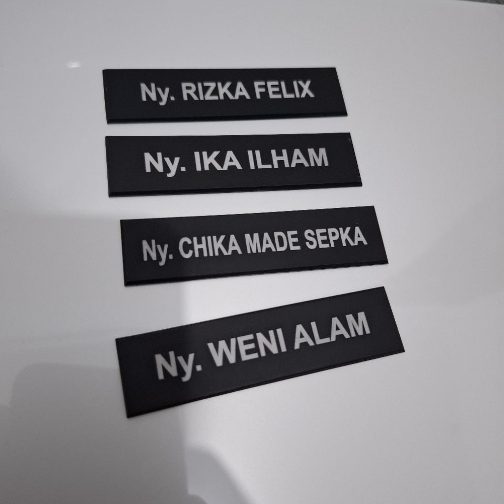 

Papan nama Persit terbaru dof belakang putih