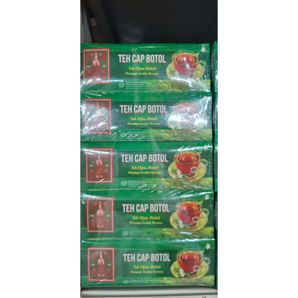 

TEH cap BOTOL (teh hijau melati)