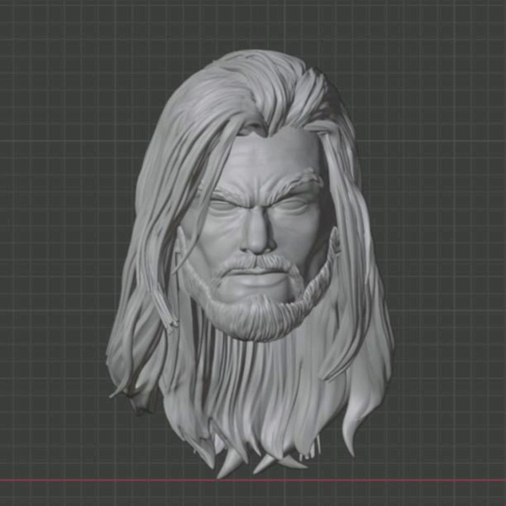 Headsculpt Head HS Superman Return Long Hair Bearded Aquaman Sentry Cosmic Mythic Legions Mezco Mcfa