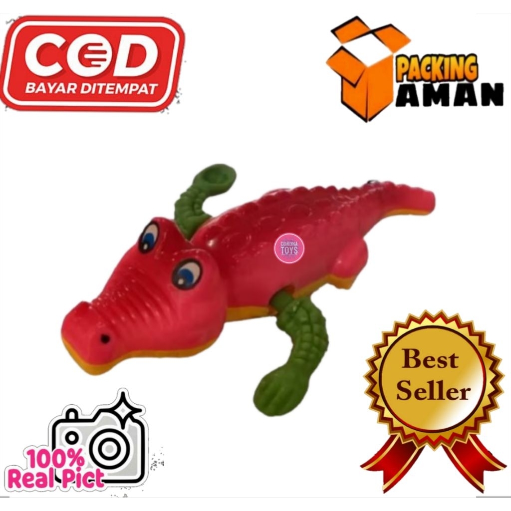 COD PROMO MAINAN MURAH ANAK BUAYA BERENANG DIAIR / MAINAN BUAYA / MAINAN AIR
