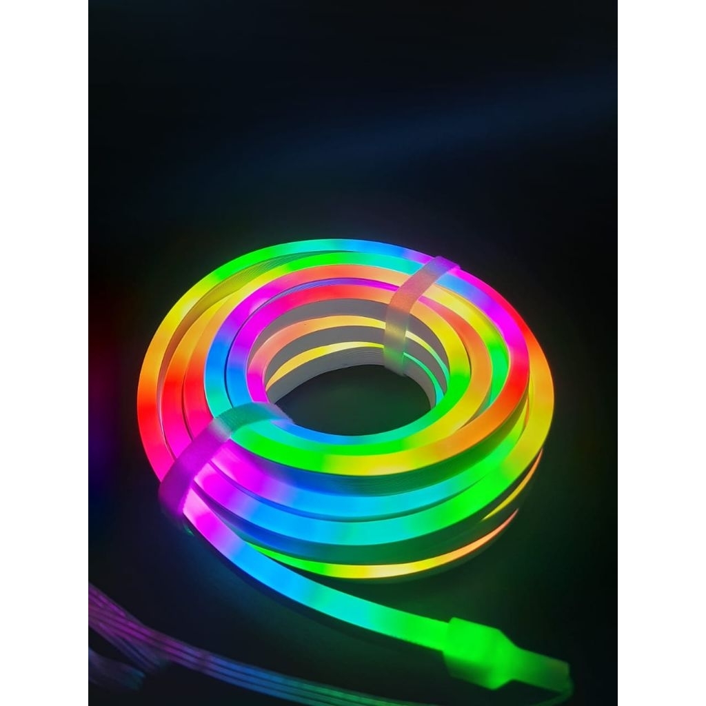 Lampu LED Neon Flexible RGB Magic Remot