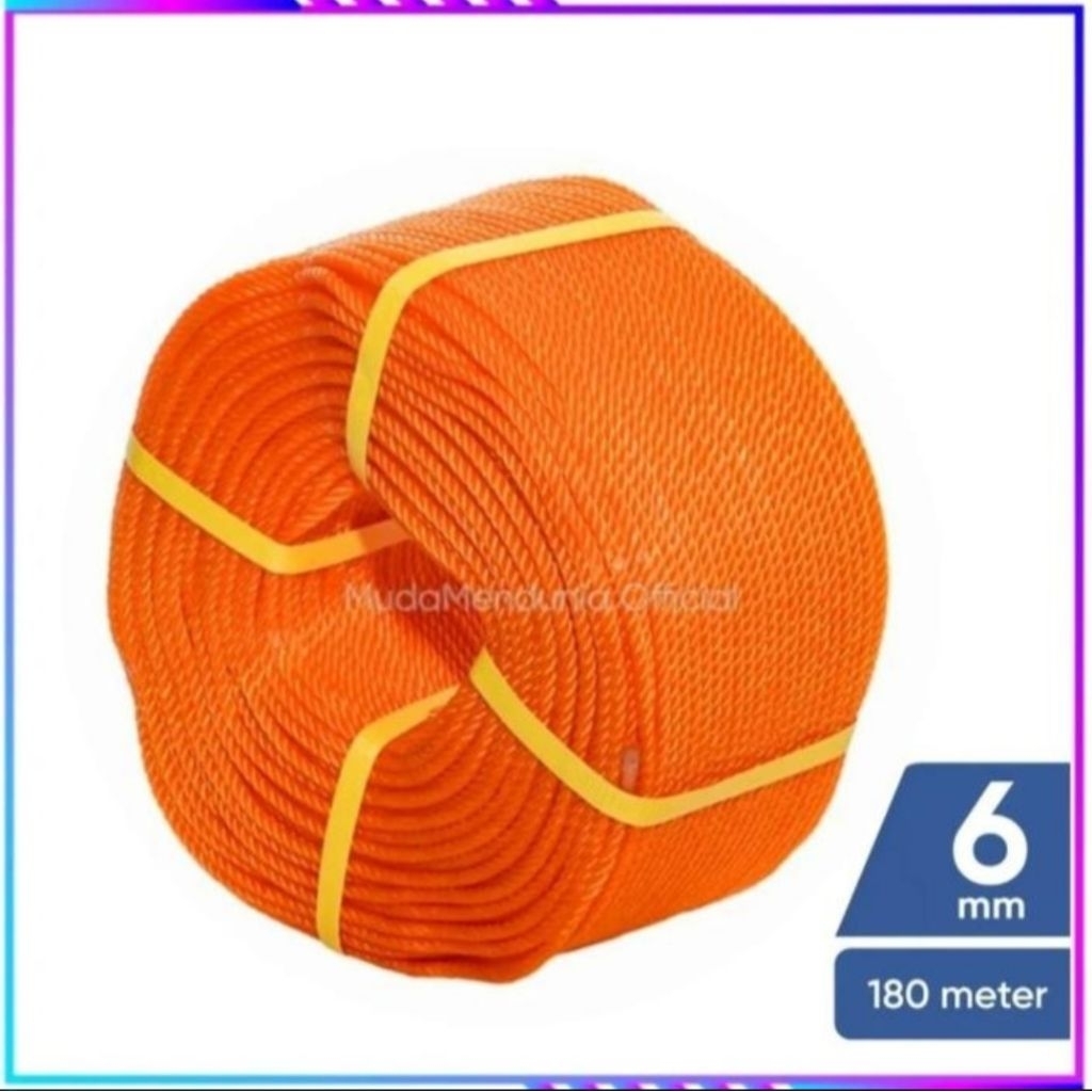 

Tali tambang PE 6mm per roll