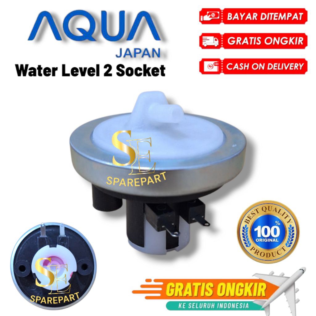 WATER LEVEL MESIN CUCI AQUA 1 TABUNG TOP LOADING 2 SOCKET