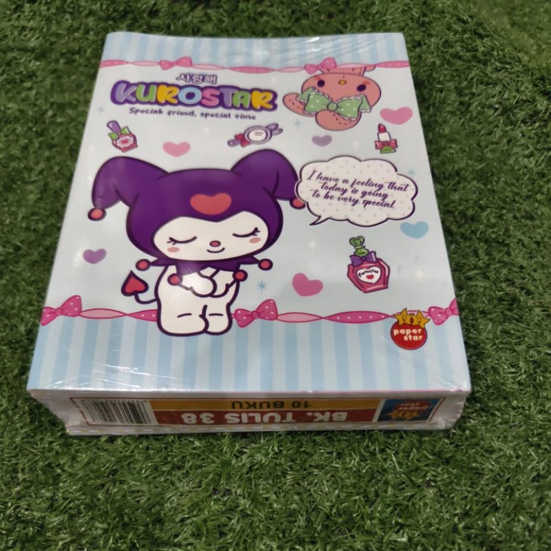 

A43 ADENSURADEN buku tulis KUROMI / LABULABU isi 38 lembar