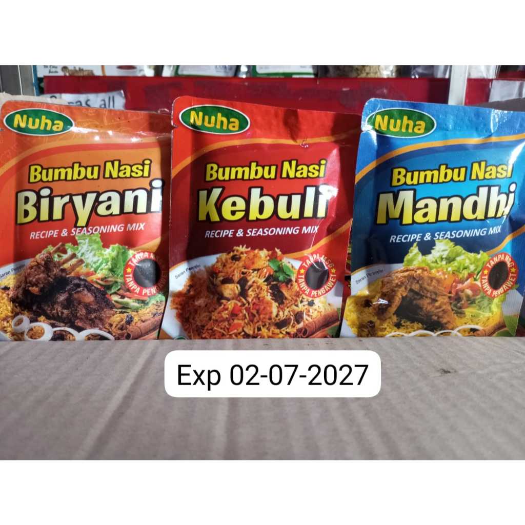 

Nuha Bumbu nasi kebuli Arab lengkap briyani Mandhi kabsah
