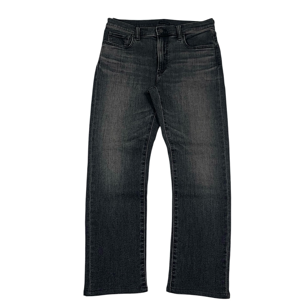~Longpants : Uniqlo heattech Blackwash Jeans slim tapered stretch