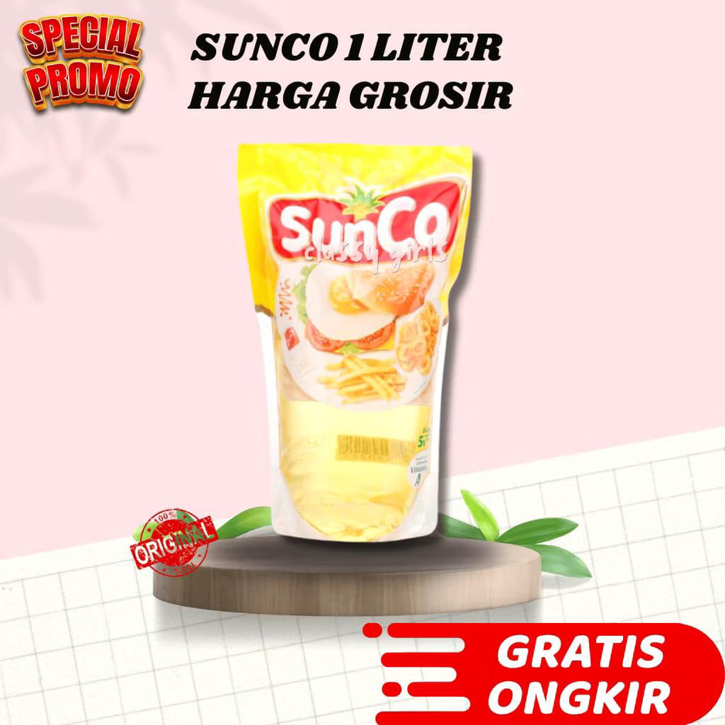 

Minyak goreng Sunco 1 liter ready
