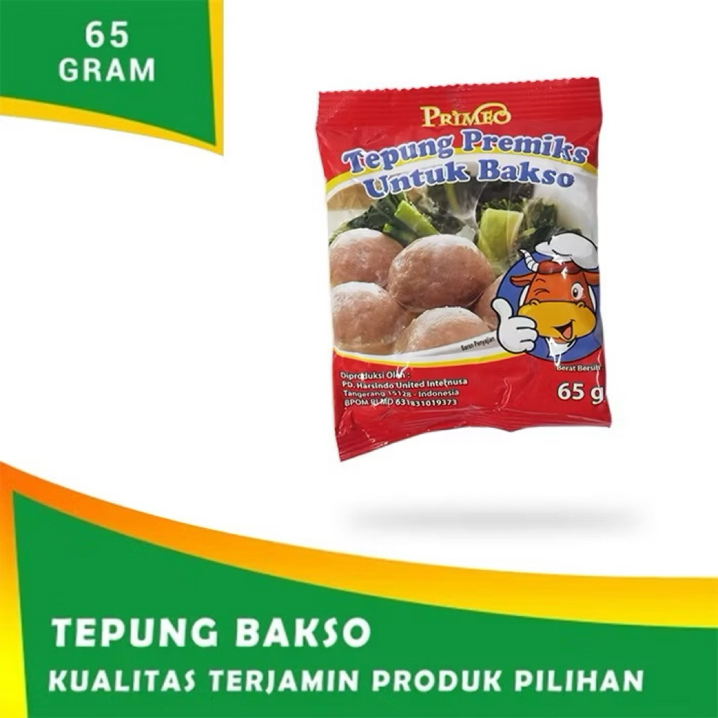 

Tepung Bakso PRIMEO ( 65 gr ) / Tepung Pengenyal Bakso