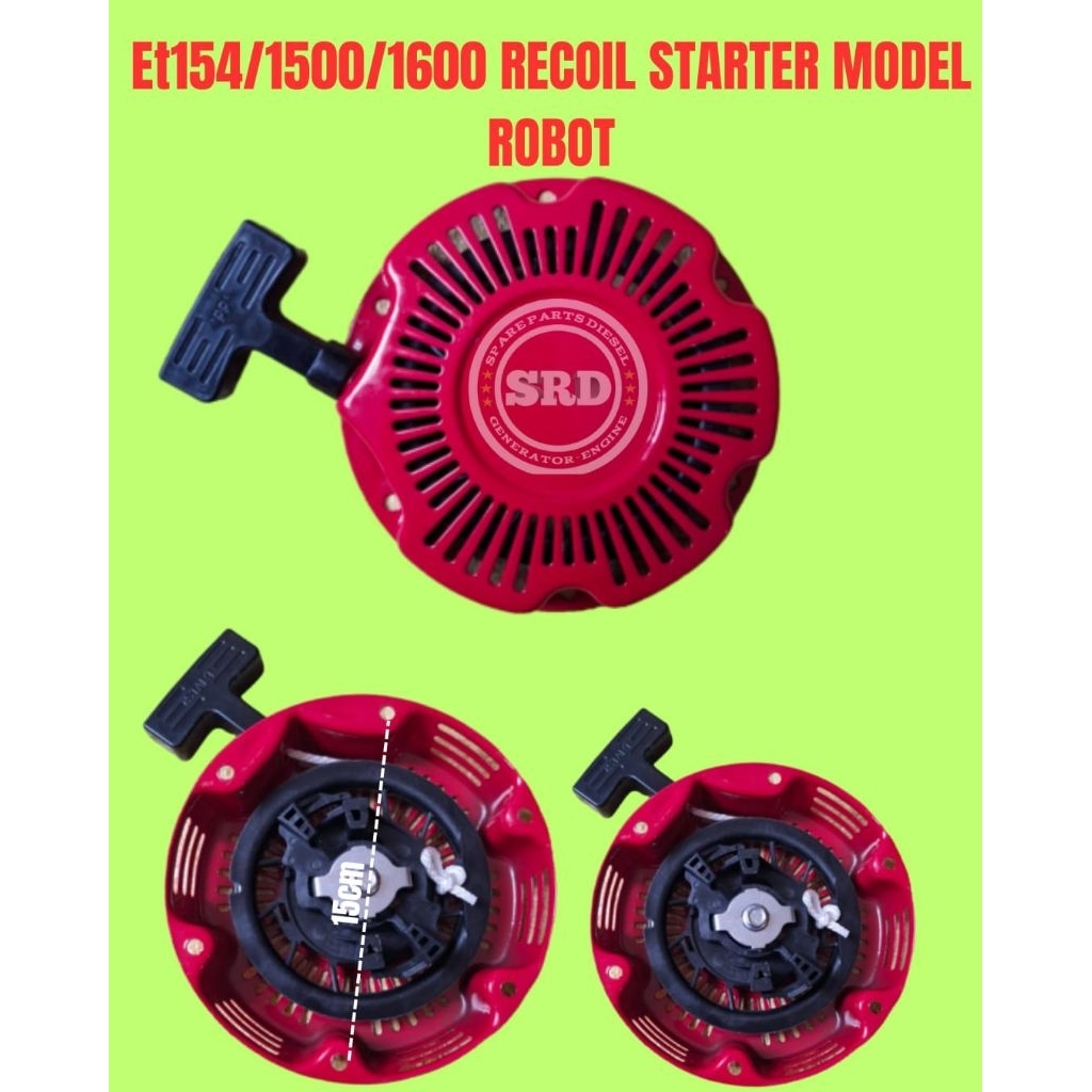 Recoil starter genset et1500/1600watt