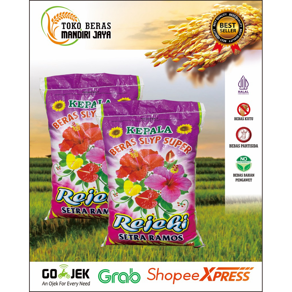 

Beras Rejeki Tersedia mulai dari 5Kg 10Kg 20Kg