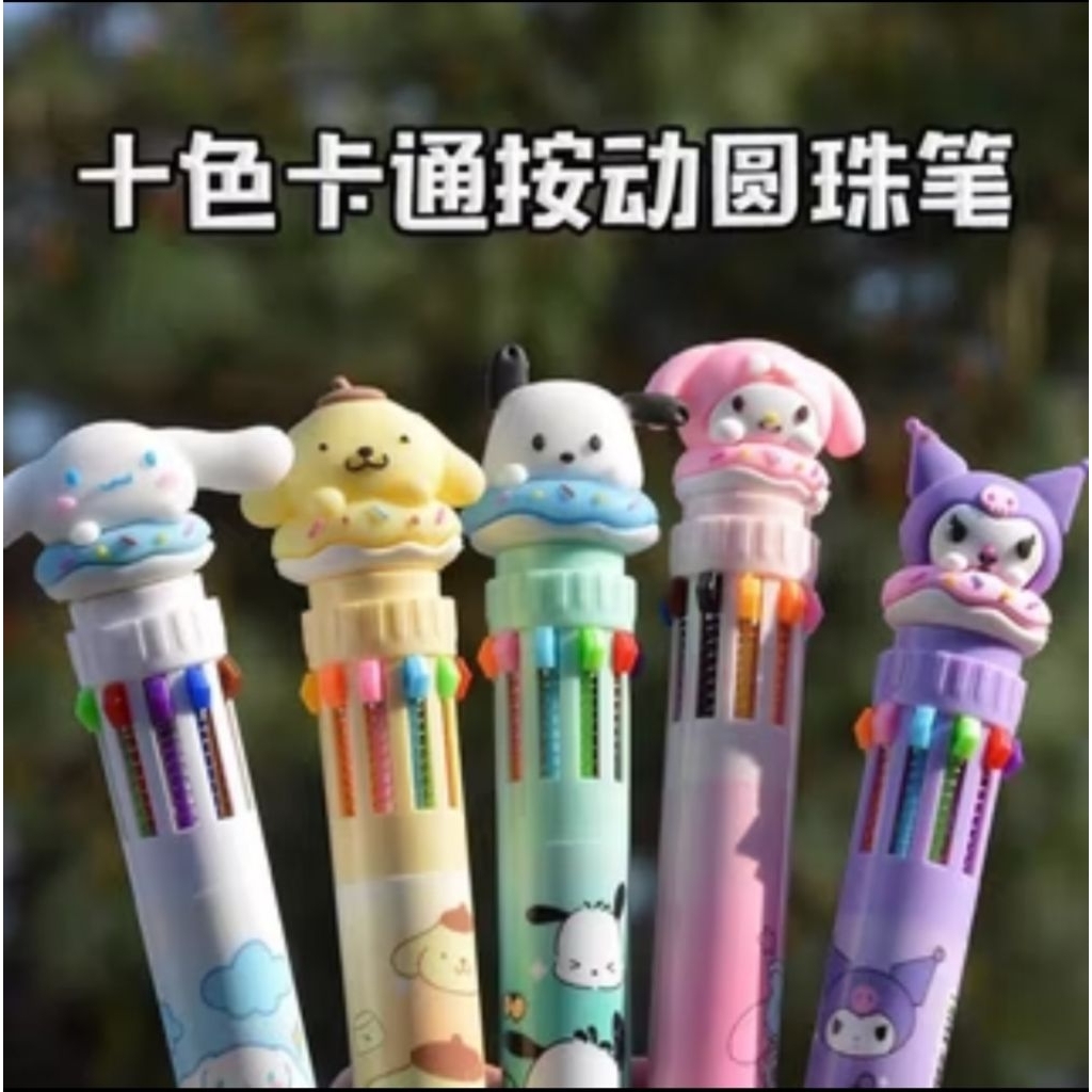 

PULPEN SANRIO 10 WARNA - PULPEN ANAK - PULPEN SANRIO - PENA SANRIO - PEN FANCY - PEN MURAH