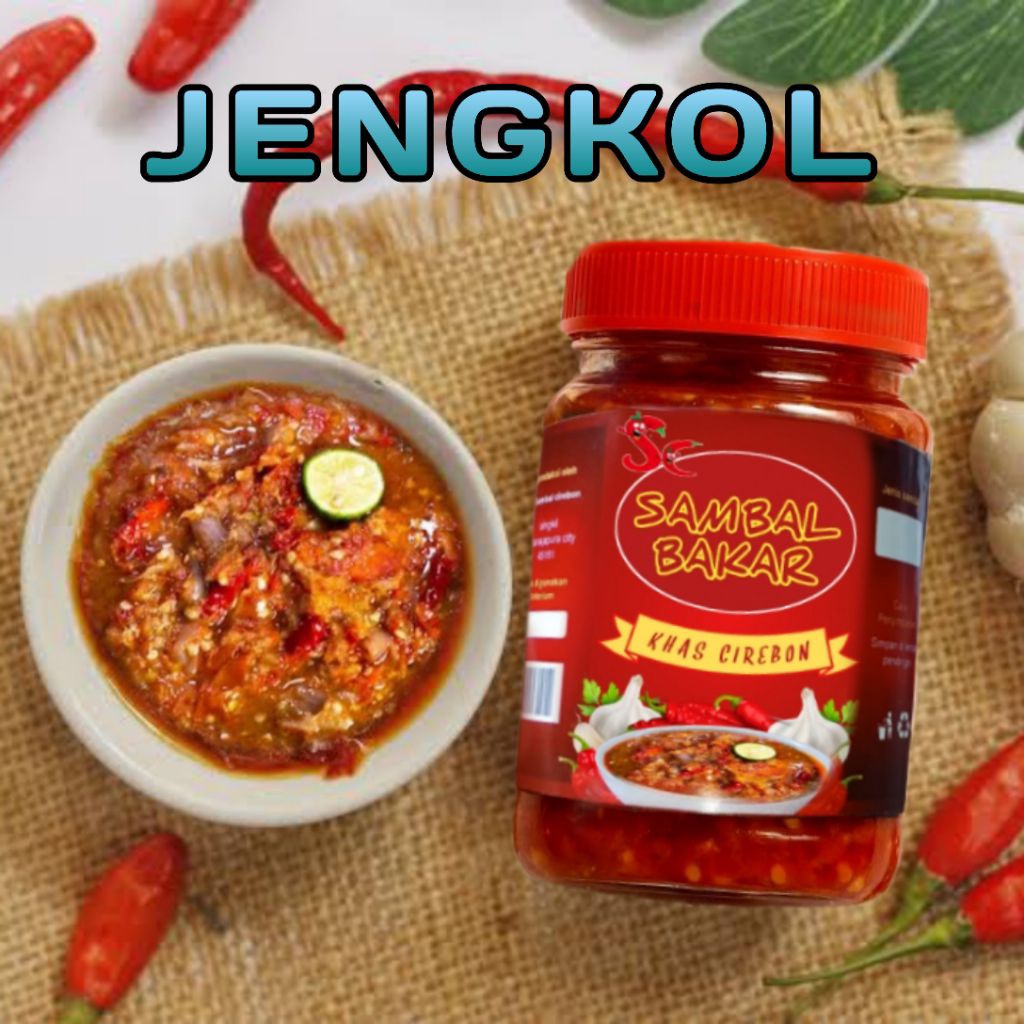 

SAMBAL BAKAR JENGKOL Nikmati sambal pedas gurih khas nusantara yang dibuat dengan resep tradisional Cirebon. Dibakar hingga harum, memberikan rasa smoky yang unik.