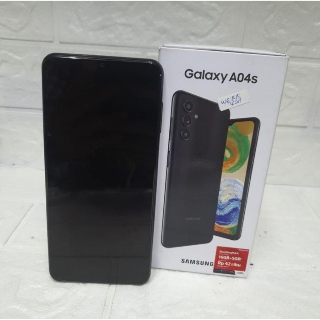 Termurah SAMSUNG GALAXY A04S RAM 4/128GB EX SEIN SECOND FULLSET NO MINUS