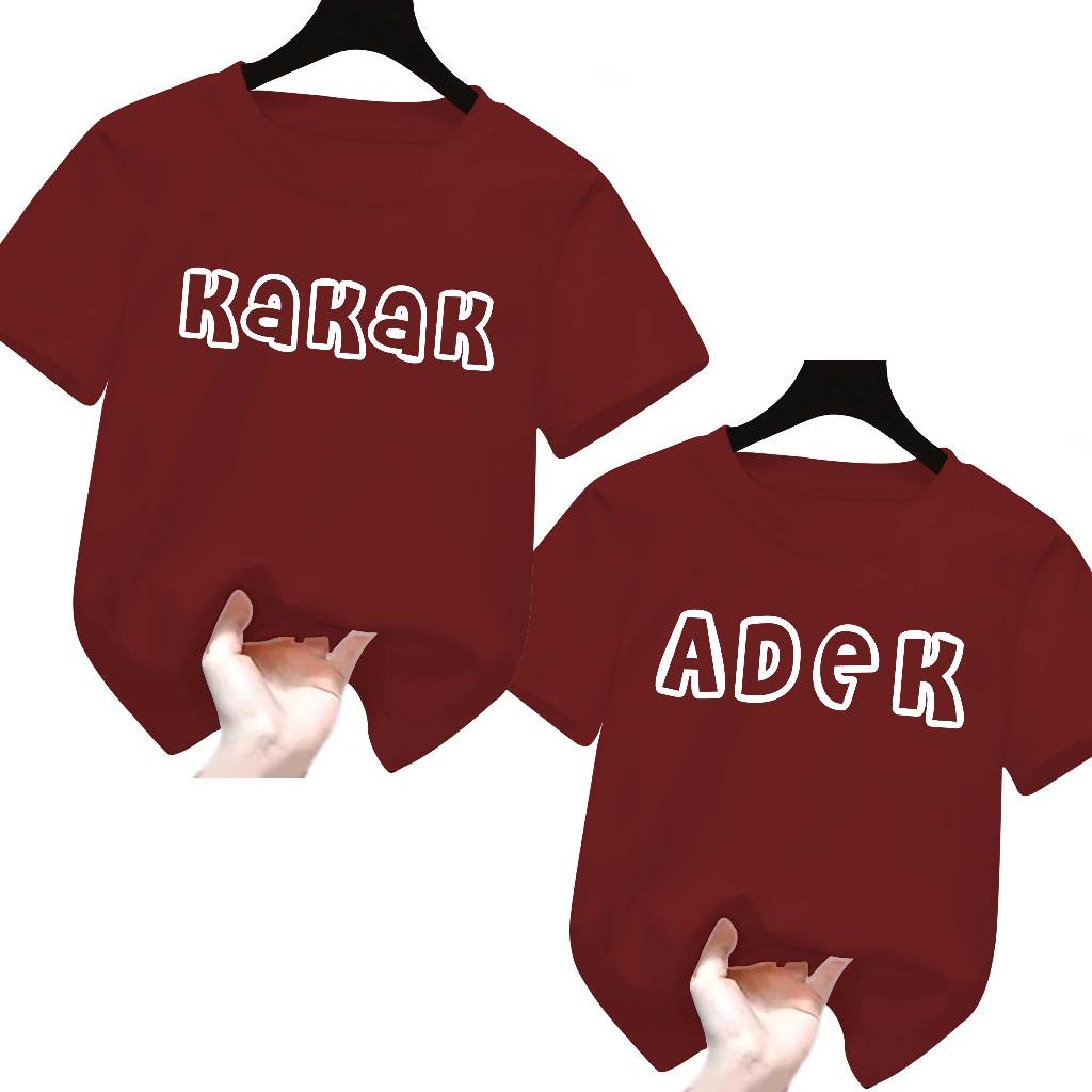 Kaos Couple Anak Keren Terbaru Adik kakak / Couple Keluarga / Couple Adik Kakak 1-12 Tahun