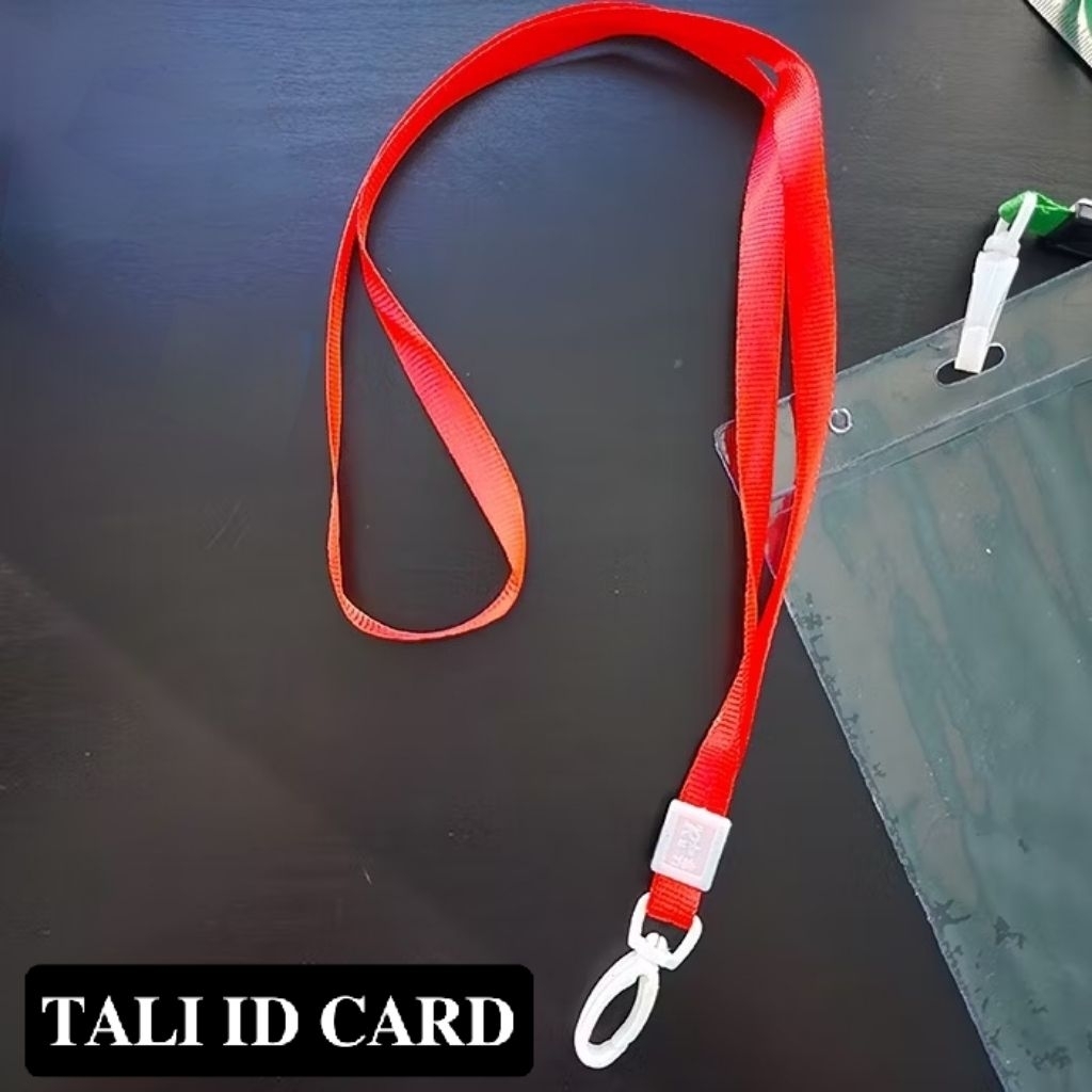 

Tali lanyard tali ID card serat poliester Tali tag nama ID card 1cm