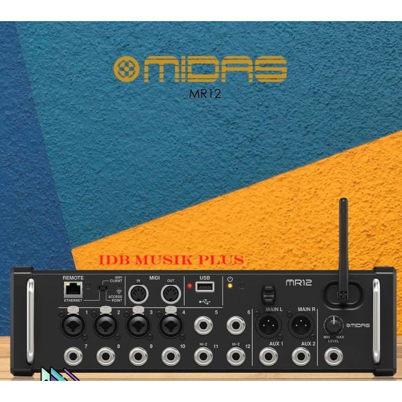 Mixer Digital 12 Ch Midas MR12 MR 12 Original