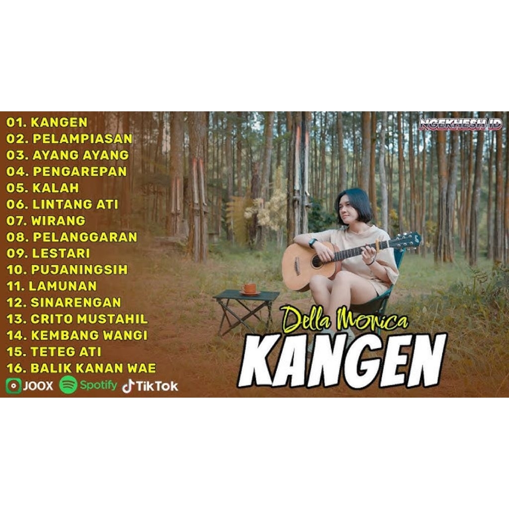 KASET CD DELLA MONICA FULL ALBUM LAGU AKUSTIK JAWA - KASET CD LAGU AKUSTIK ENAK BUAT SANTAI - KASET 