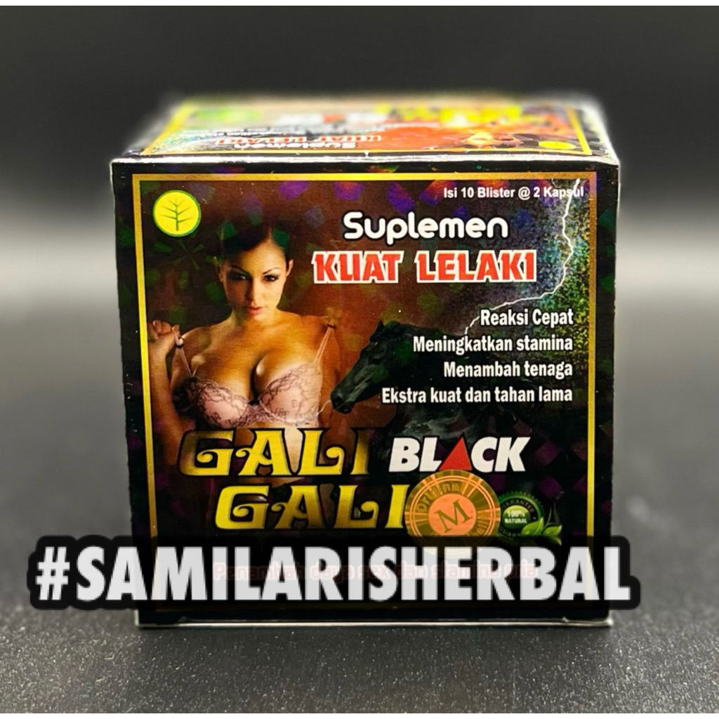 

GALI GALI BLACK BLISTER ORIGINAL 100% [ GARANSI ORIGINAL!!! ]
