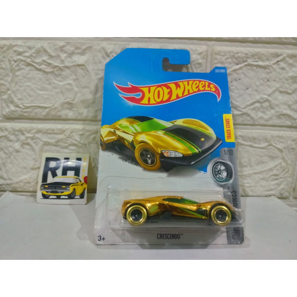 Hot Wheels Crescendo Gold super chromes hotwheels