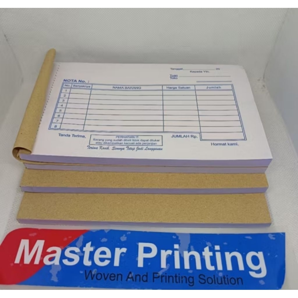 

Nota Kontan 1/4 folio 2ply