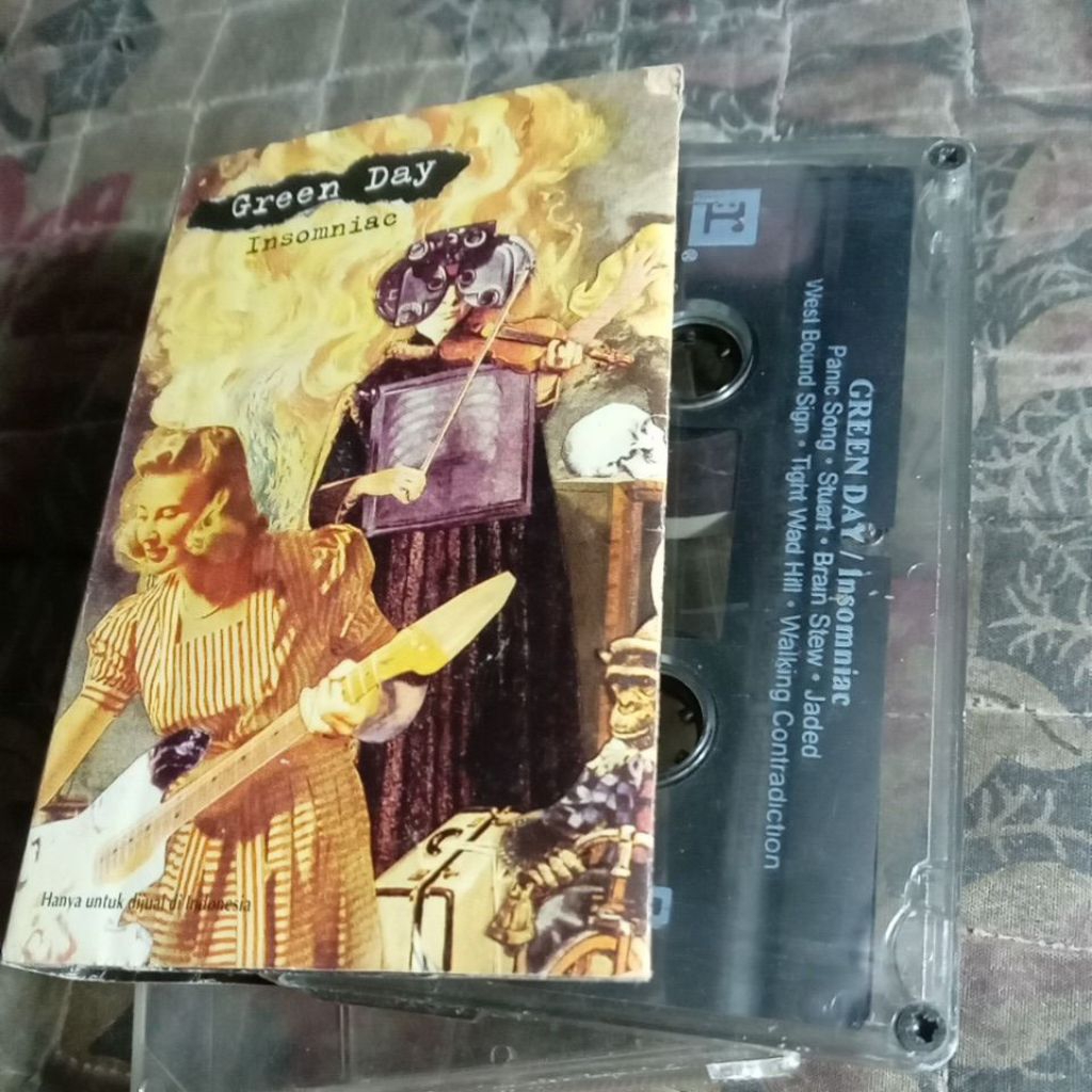 GreenDay INSOMNIAC ALBUM kaset pita