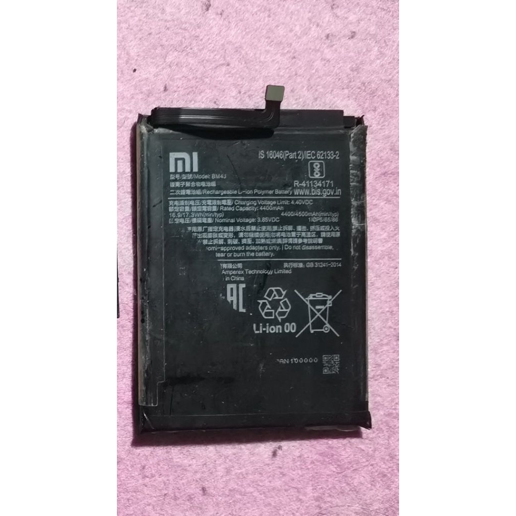 Baterai ori redmi note 8 pro