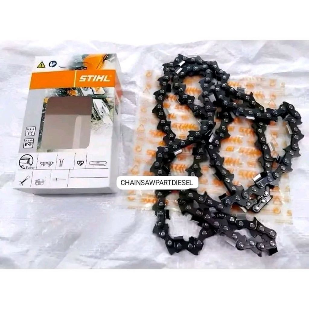 RANTAI CHAINSAW MS382 BAR SENSO 25" INCH 42T STIHL NEW ORIGINAL