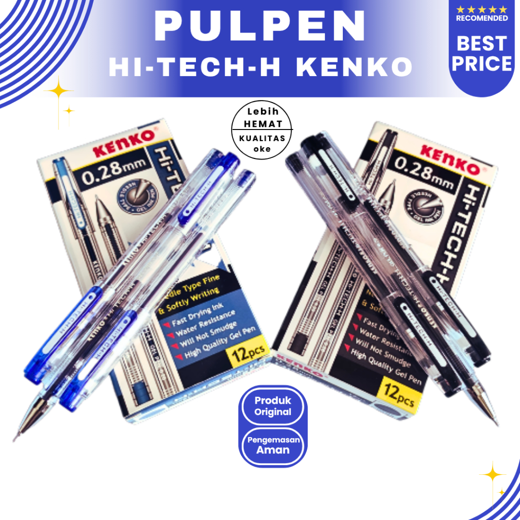 

[1PACK] Pulpen Hitec Kenko 0.28mm / Pen Hi-Tech
