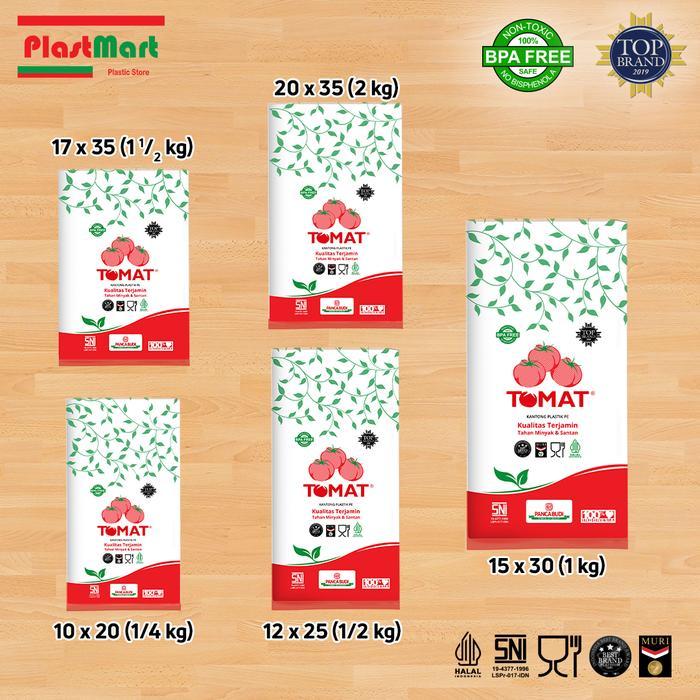 Plastik PE Tomat 12x25/15x30/17x35/20x35/25x45