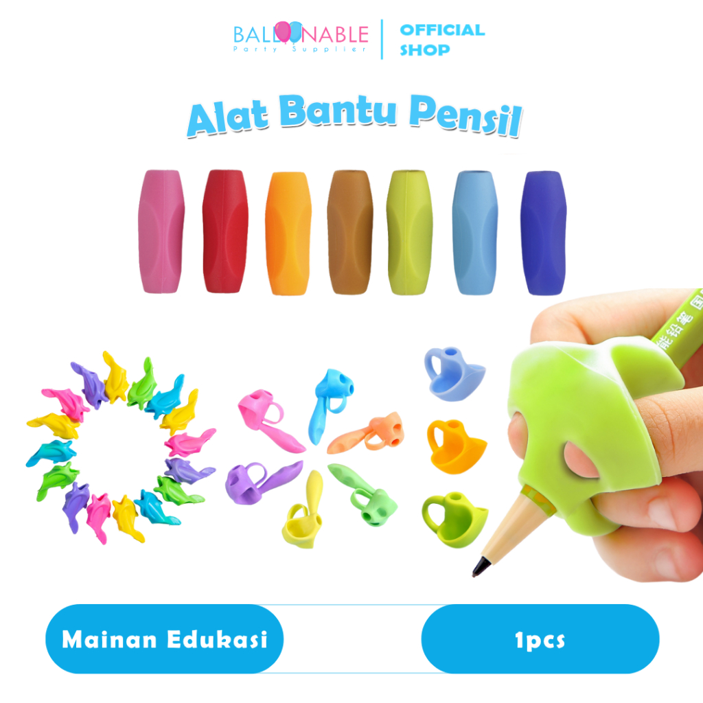 

Alat Bantu Pensil / Grip Pencil / Pegangan Pensil Untuk Anak Belajar Menulis
