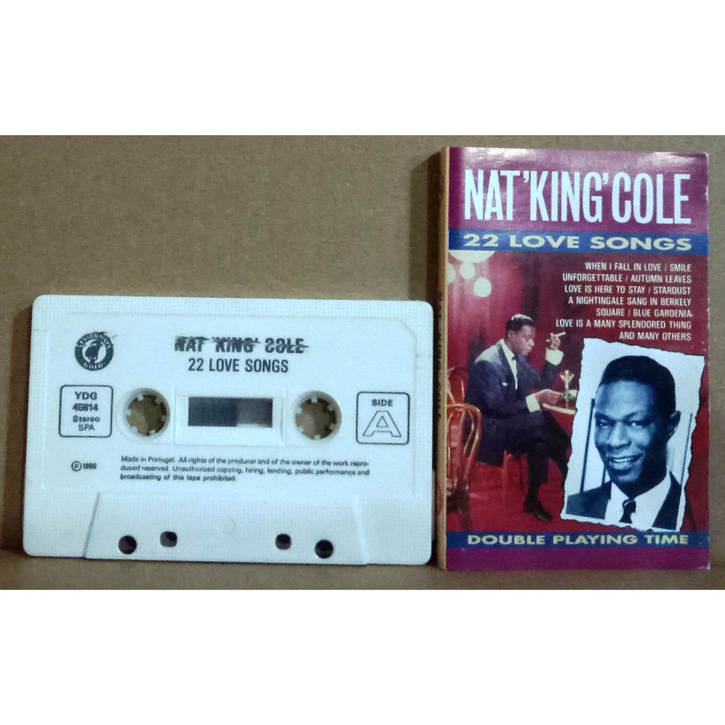NAT KING COLE - 22 LOVE SONGS - Kaset Impor
