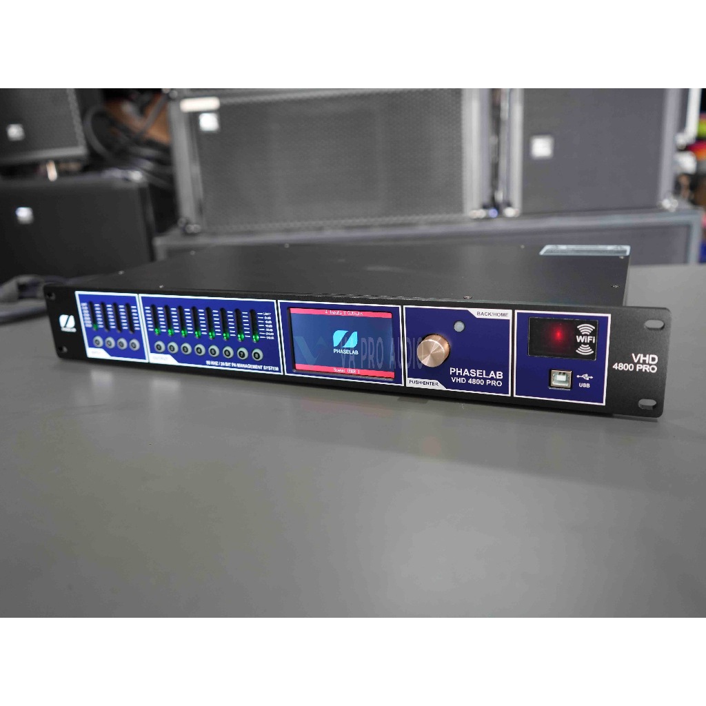 speaker management phaselab dlms vhd4800 4in 8out