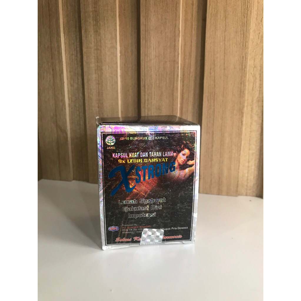 XSTRONG KAPSUL ORIGINAL 100% PRIA DEWASA TAHAN LAMA OBAT KUAT