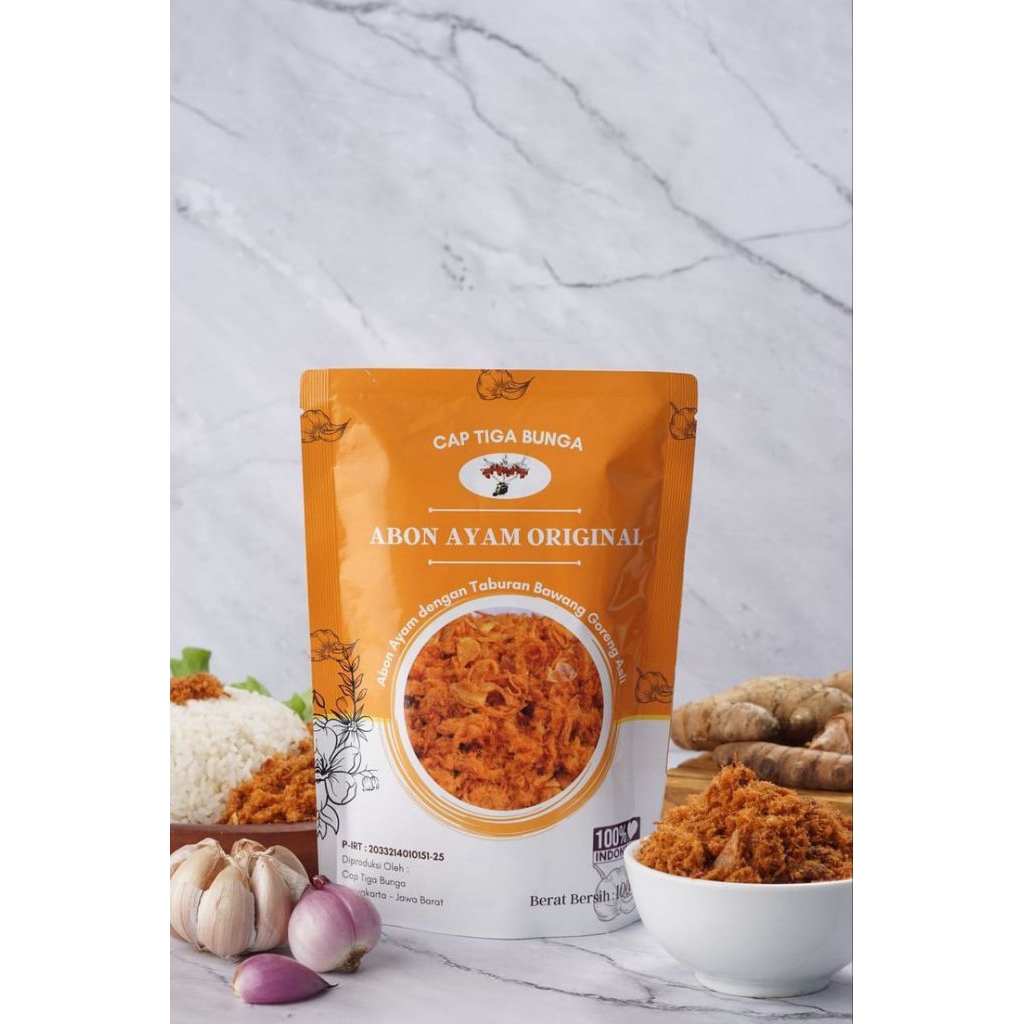 

Abon Ayam Original Cap Tiga Bunga