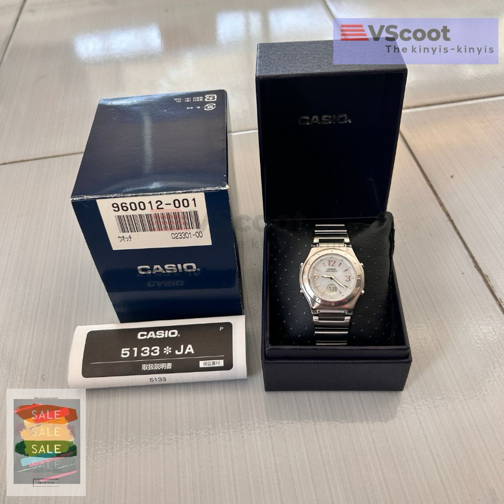 Jam tangan arloji wanita perempuan original casio wave ceptor