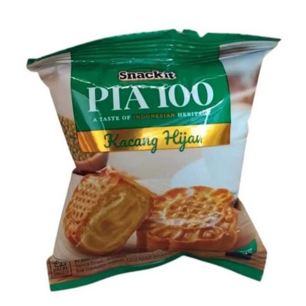 

10 pcs Snackit pia 100 rasa coklat dan kacang hijau