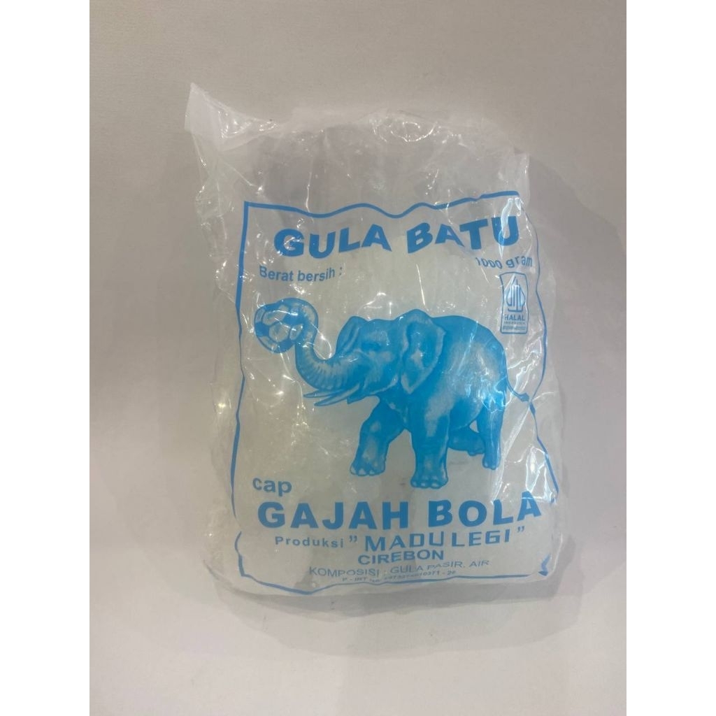 

1 ball / 10kg Gula Batu Putih dan Kuning Cap Gajah Bola